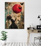 Wallity WY433 Pintura Decorativa en Lienzo Multicolor 50 x 70 cm